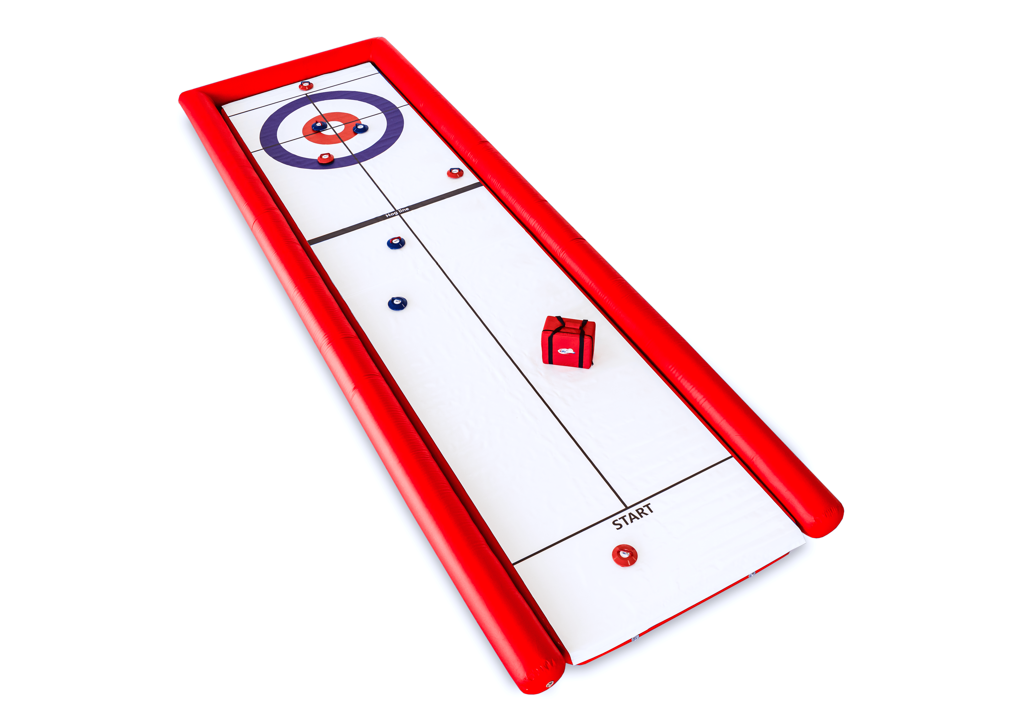 Red Curling Game